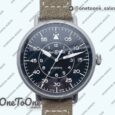 Реплика часов Bell&ross 1-92 Military Top-tier Копия один в один Black Dial Leather Strap MIYOTA 9015