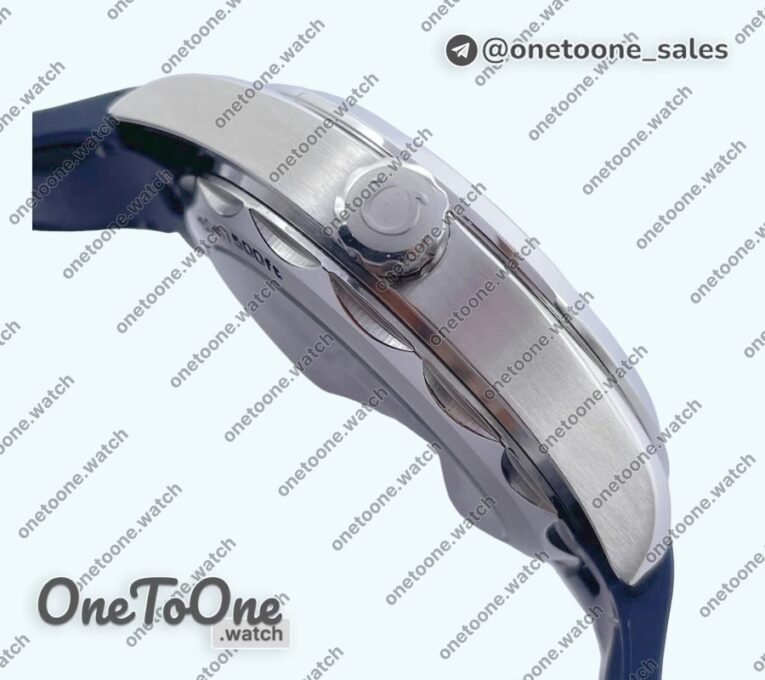 Реплика часов Omega Aqua Terra 150m T Worldtimer 43mm Stainless steel Case Rubber Strap