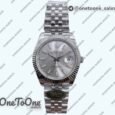 Реплика часов Rolex Datejust 41 Stainless steel 904L Steel Top-tier Копия один в один Silver Dial Jubilee Bracelet