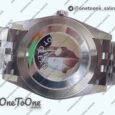 Реплика часов Rolex Datejust 41 Stainless steel 904L Steel Top-tier Копия один в один Silver Dial Jubilee Bracelet