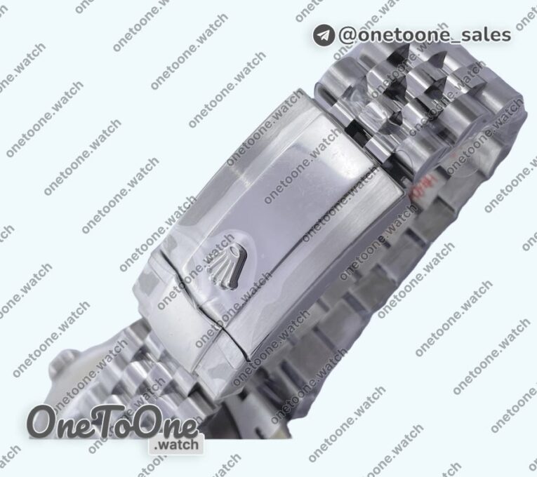 Реплика часов Rolex Datejust 41 Stainless steel 904L Steel Top-tier Копия один в один Silver Dial Jubilee Bracelet
