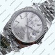 Реплика часов Rolex Datejust 41 Stainless steel 904L Steel Top-tier Копия один в один Silver Dial Jubilee Bracelet