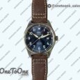 Реплика часов Iwc Mark XVIII IW327010 Le Petit Prince Top-tier Копия один в один Blue Dial on Brown Leather Strap V7F Asian ET