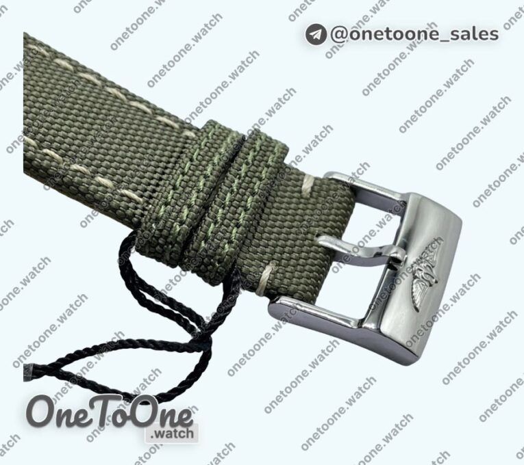Реплика часов Breitling Avenger 43mm Stainless steel Case Green Dial Nylon Strap O