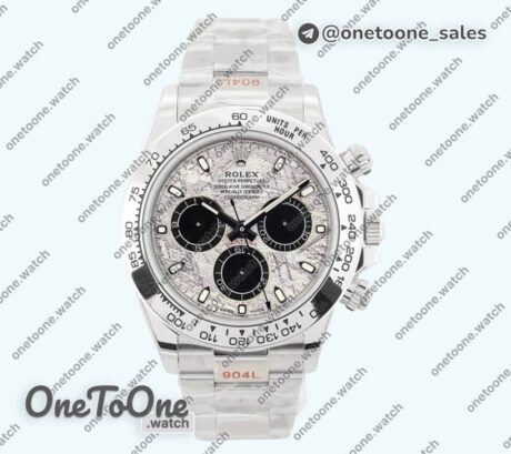 Реплика часов Rolex Daytona 116519 904L Stainless steel Meteorite Dial Bracelet Asia 7750