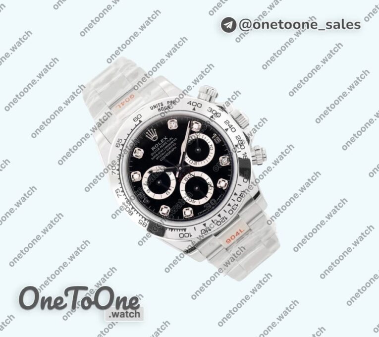 Реплика часов Rolex Daytona 116506 904L Stainless steel/Stainless steel Blue Dial Bracelet Asia 7750
