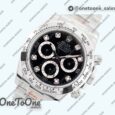 Реплика часов Rolex Daytona 116506 904L Stainless steel/Stainless steel Blue Dial Bracelet Asia 7750