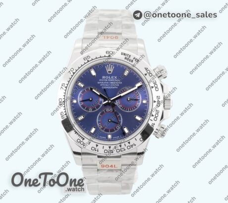 Реплика часов Rolex Daytona 116509 Top-tier Копия один в один Stainless steel Bezel Blue Dial Stainless steel Bracelet