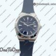 Реплика часов Vacheron Constantin Overseas 4500V Stainless steel Top-tier Копия один в один Blue Dial on Blue Rubber Strap