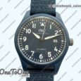 Реплика часов Iwc Mark XVIII IW328101 Blue Ceramic Top-tier Копия один в один Blue Dial on Blue Nylon Strap M+F