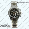 Реплика часов Rolex Daytona 116500LN Top-tier Копия один в один 904L Stainless steel Case and Bracelet Black Dial