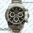 Реплика часов Rolex Daytona 116500LN Top-tier Копия один в один 904L Stainless steel Case and Bracelet Black Dial