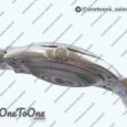 Реплика часов Rolex Datejust 41 Stainless steel 904L Steel Top-tier Копия один в один Gray Dial Green Roman on Stainless steel Bracelet