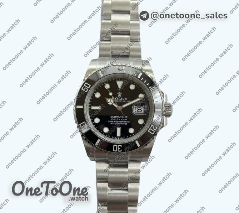 Реплика часов Rolex Submariner 41mm 126610 LN Stainless steel Top-tier Копия один в один Black Dial Bracelet