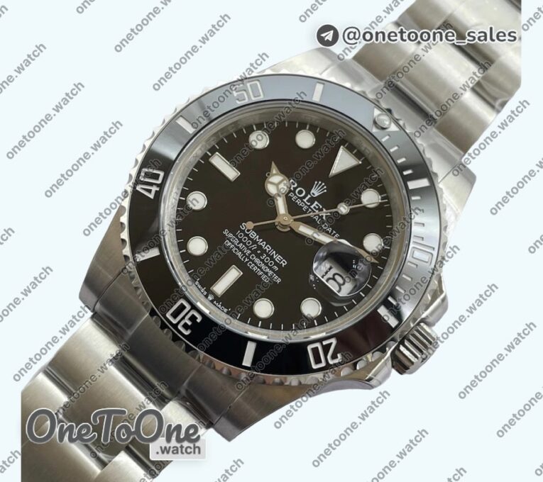 Реплика часов Rolex Submariner 41mm 126610 LN Stainless steel Top-tier Копия один в один Black Dial Bracelet