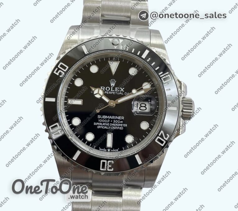 Реплика часов Rolex Submariner 41mm 126610 LN Stainless steel Top-tier Копия один в один Black Dial Bracelet