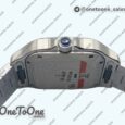 Реплика часов Cartier Santos de Cartier 35mm 2018 Top-tier Копия один в один White Dial on Stainless steel SmartLinks Bracelet MIYOTA 3KF 9015