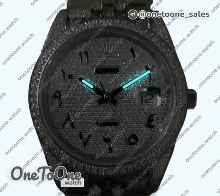 Реплика часов Rolex DateJust 41mm 126334 Full Paved Diamonds Top-tier Копия один в один Diamond Dial Arabic Markers Jubilee Bracelet