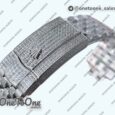 Реплика часов Rolex DateJust 41mm 126334 Full Paved Diamonds Top-tier Копия один в один Diamond Dial Arabic Markers Jubilee Bracelet