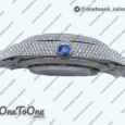 Реплика часов Rolex DateJust 41mm 126334 Full Paved Diamonds Top-tier Копия один в один Diamond Dial Arabic Markers Jubilee Bracelet