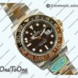 Реплика часов Rolex T-Master II 126711CHNR 904L/Rose gold Top-tier Копия один в один Black Dial on 904L/Rose gold Bracelet DD3285