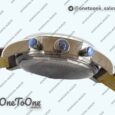 Реплика часов Breitling Top Time Dues Chrono Stainless steel/LE Cream Dial Stick Marker Leather Strap BLS