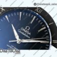 Реплика часов Omega Constellation Ceramic Bezel Stainless steel Top-tier Копия один в один Black Dial Gummy Strap