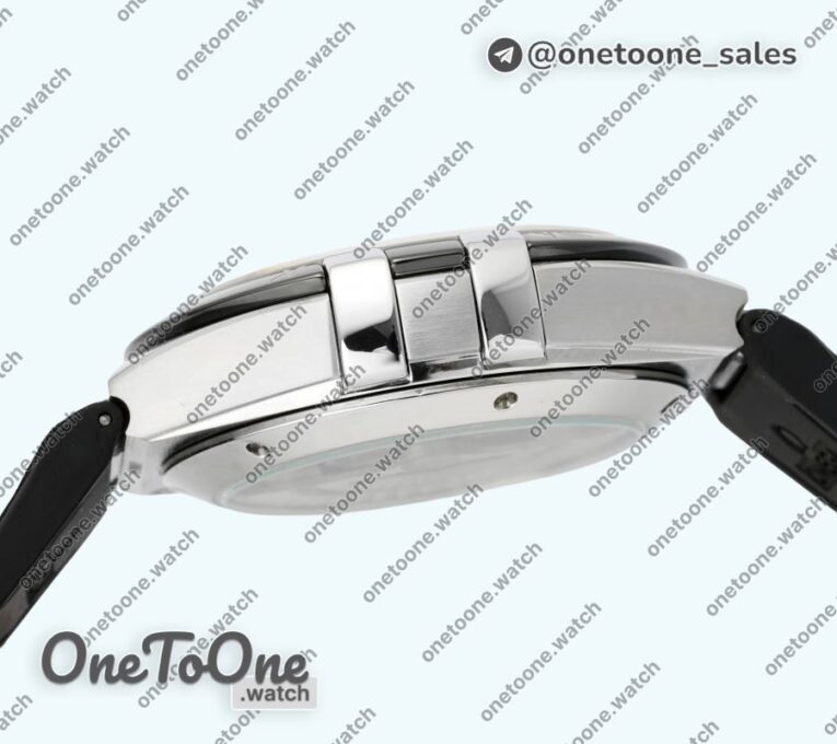 Реплика часов Omega Constellation Ceramic Bezel Stainless steel Top-tier Копия один в один Black Dial Gummy Strap