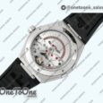 Реплика часов Omega Constellation Ceramic Bezel Stainless steel Top-tier Копия один в один Black Dial Gummy Strap