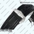 Реплика часов Omega Constellation Ceramic Bezel Stainless steel Top-tier Копия один в один Black Dial Gummy Strap