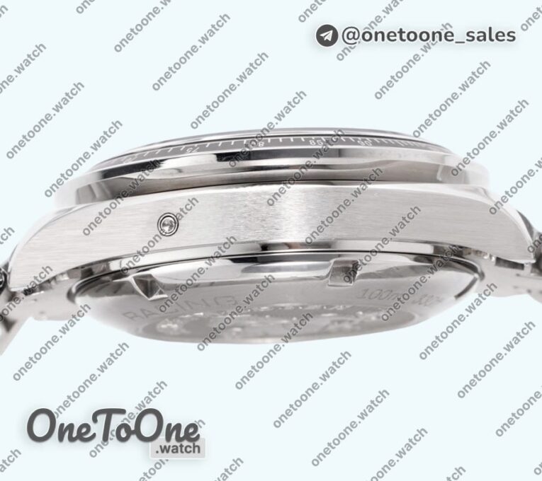 Реплика часов Omega Speedmaster Racing Chrono 40mm Stainless steel/Stainless steel Blue Dial HRF C3330
