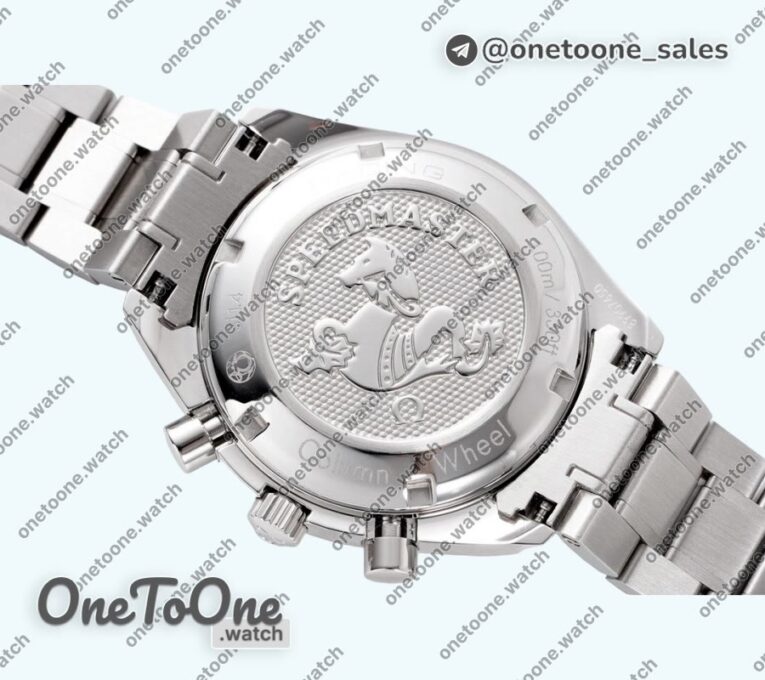 Реплика часов Omega Speedmaster Racing Chrono 40mm Stainless steel/Stainless steel Blue Dial HRF C3330