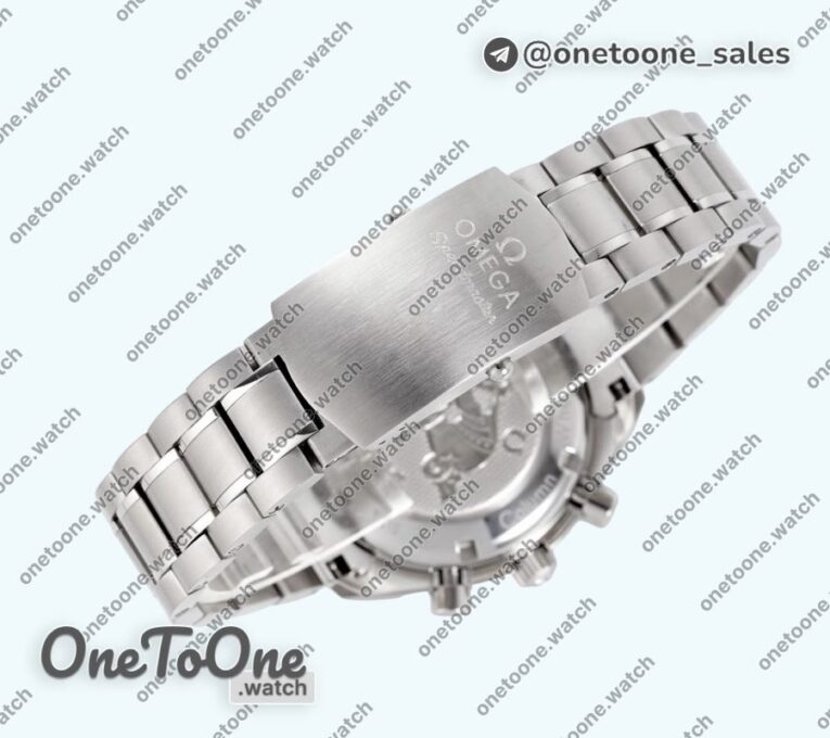 Реплика часов Omega Speedmaster Racing Chrono 40mm Stainless steel/Stainless steel Blue Dial HRF C3330