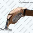 Реплика часов Panerai PAM 1114 Luminor Marina Auto 44mm Rose gold Blue Dial Leather P9010