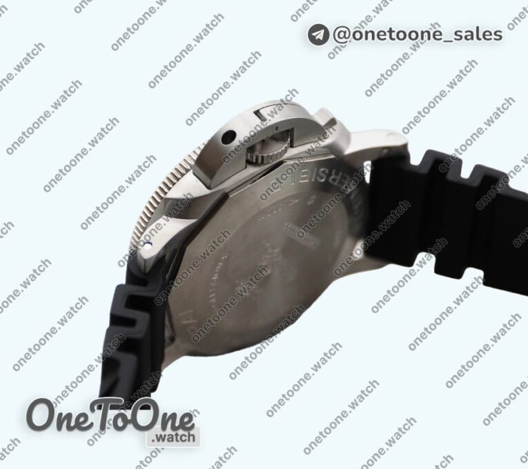 Реплика часов Panerai PAM 1229 Submersible Quaranta 44mm Stainless steel Black Dial Rubber P900