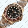 Реплика часов Rolex T-Master II 126715 CHNR 904L Black/Brown Ceramic Rose gold Black Dial Top-tier Копия один в один CHS