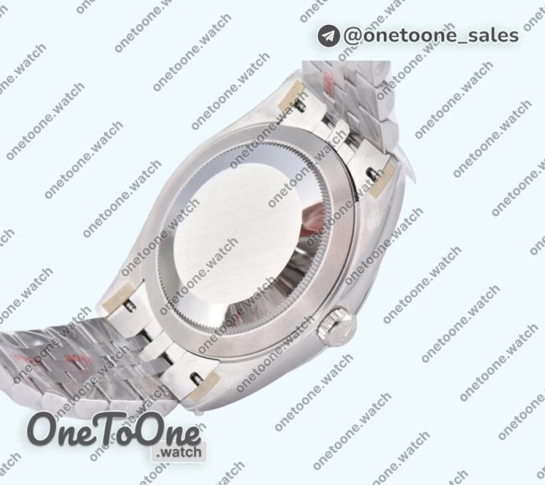 Реплика часов Rolex Datejust 41 Stainless steel 904L Steel Top-tier Копия один в один Grey Dial Diamonds Mark Jubilee Bracelet