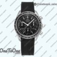 Реплика часов Omega Speedmaster Racing Chrono 40mm Stainless steel/Stainless steel Black Dial Rubber Strap HRF C3330