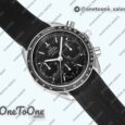 Реплика часов Omega Speedmaster Racing Chrono 40mm Stainless steel/Stainless steel Black Dial Rubber Strap HRF C3330