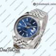 Реплика часов Rolex Datejust 41 Stainless steel 904L Steel Top-tier Копия один в один Blue Dial Jubilee Bracelet