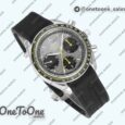 Реплика часов Omega Speedmaster Racing Chrono 40mm Stainless steel/Stainless steel Black&Blue&Grey Dials Rubber Strap HRF C3330