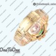 Реплика часов Rolex Daytona 116508 904L Yellow gold Case Black Dial Diamonds Mark Bracelet