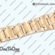 Реплика часов Rolex Daytona 116508 904L Yellow gold Case Black/Yellow gold Dial Stick Mark Bracelet