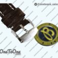 Реплика часов Breitling Top Time Chrono Stainless steel Top-tier Копия один в один White Dial Brown Leather Strap BLS