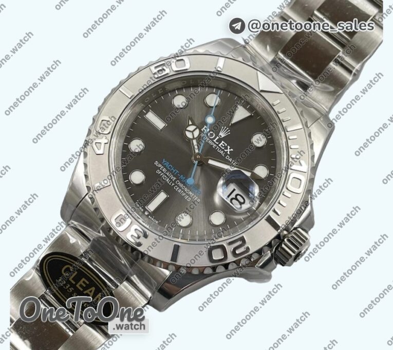 Реплика часов Rolex Yacht-Master 126622 904L Steel Top-tier Копия один в один Rhodium Dial on Stainless steel Bracelet
