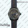 Реплика часов Tag Heuer Aquaracer Calibre 5 PVD 41mm Top-tier Копия один в один Carbon/Blue Dial on Black Nylon Strap T SW200