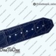 Реплика часов Hublot Classic Fusion 42mm Real Black Ceramic Top-tier Копия один в один Blue Dial on Blue Gummy Strap G SW300