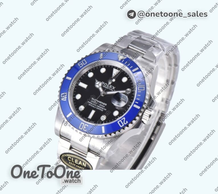 Реплика часов Rolex Submariner 41mm 126619 LB Blue Cemirac 904L Steel Top-tier Копия один в один