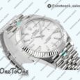 Реплика часов Rolex DateJust 41mm 126334 Top-tier Копия один в один 904L Steel White Dial Stick Marker on Jubilee Bracelet