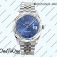 Реплика часов Rolex DateJust 41mm 126334 Top-tier Копия один в один 904L Steel Blue Dial Roman Marker on Jubilee Bracelet